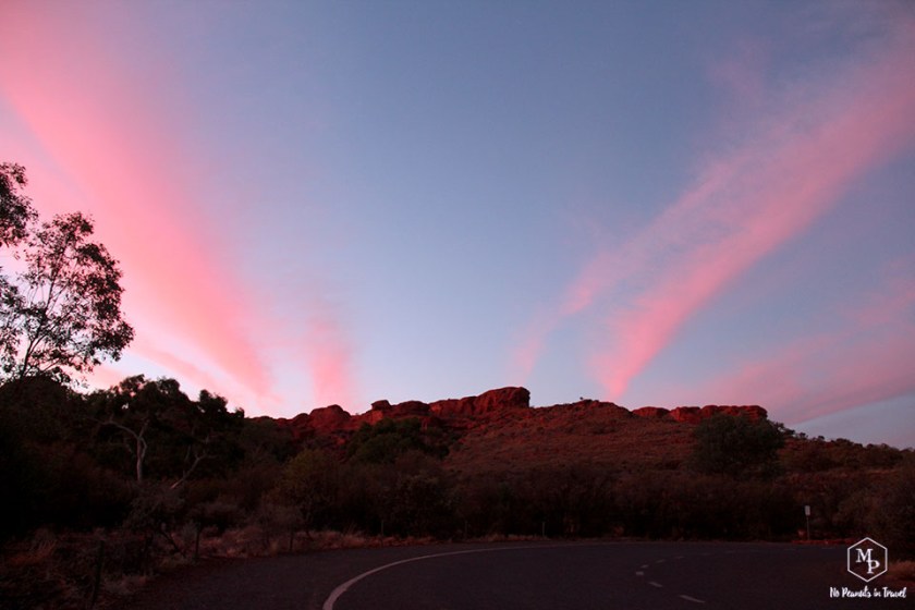 aurores au pied de Kings Canyon